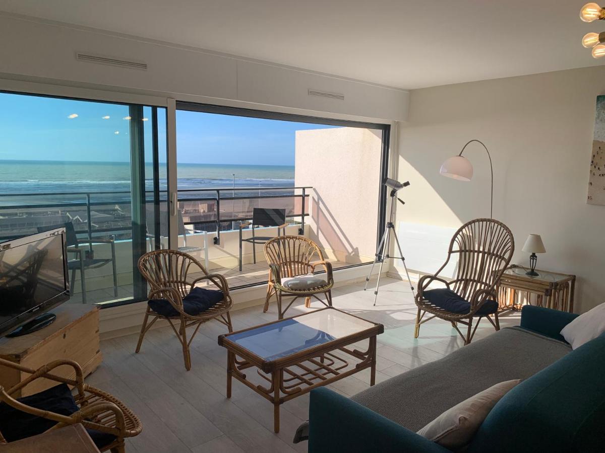 Appt Traversant Vu Mer Et Dunes Avec Garage Le Touquet Zewnętrze zdjęcie