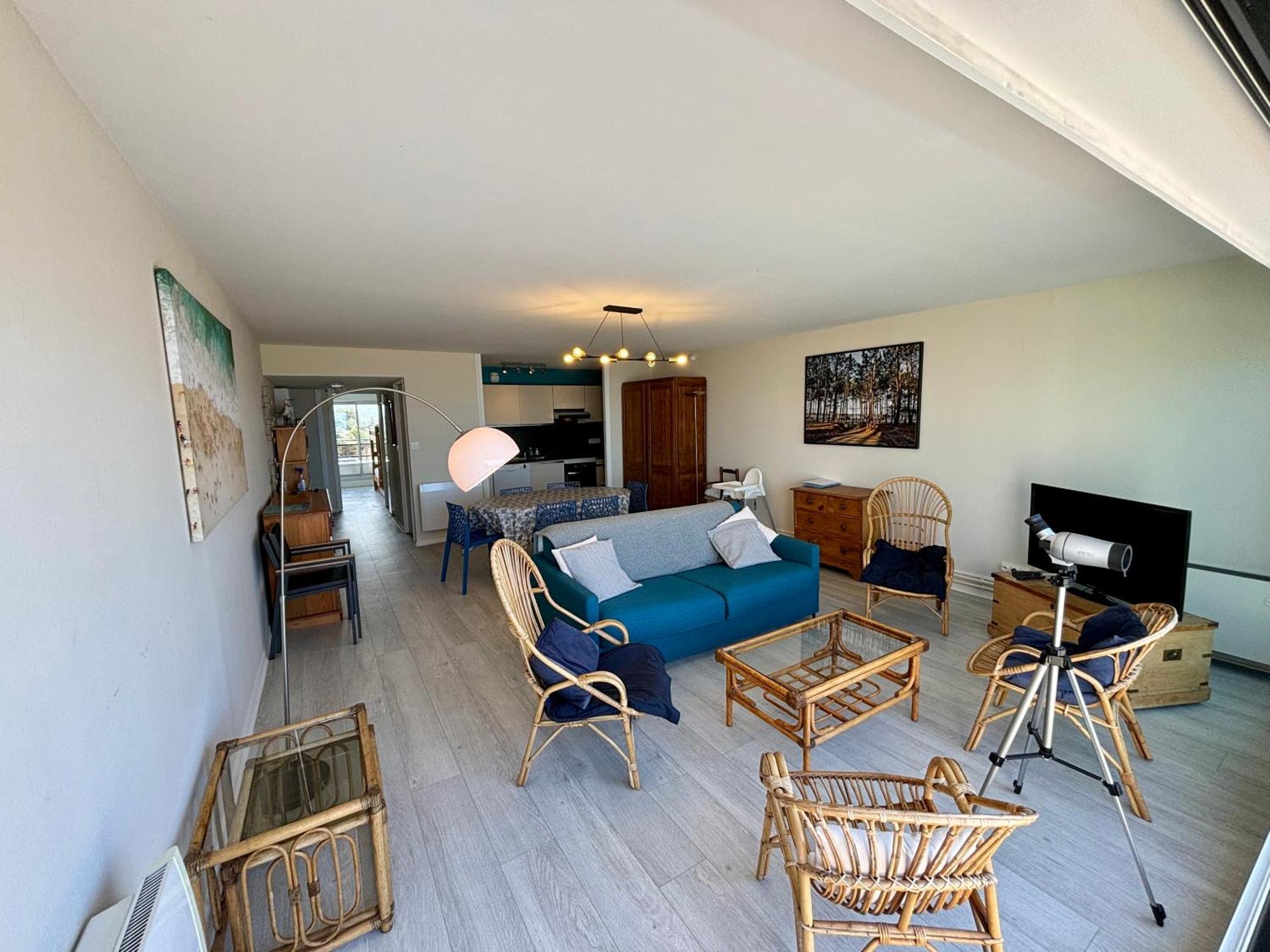 Appt Traversant Vu Mer Et Dunes Avec Garage Le Touquet Zewnętrze zdjęcie